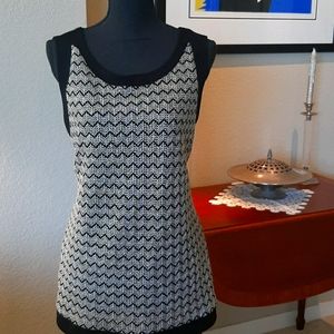 Chico's gold and black top